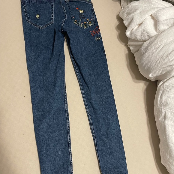 Limited edition high rise tophshop jeans size 28 in great quality no strains - Picture 4 of 4